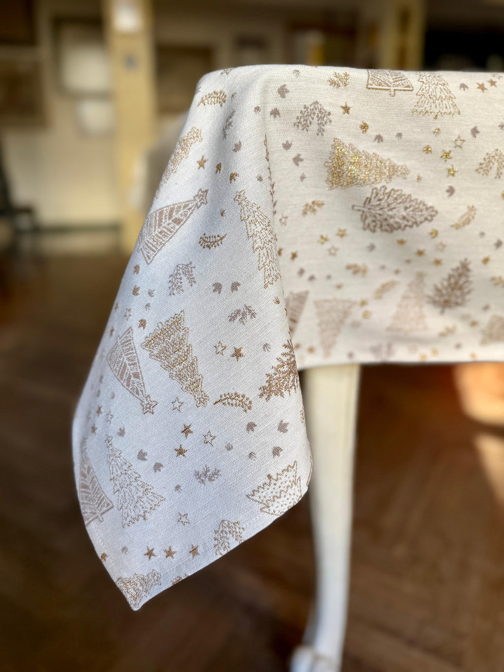 Juleduk Med Fint Mønster