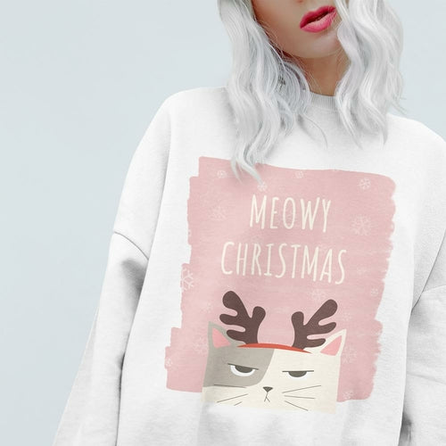 Meowy Christmas Genser