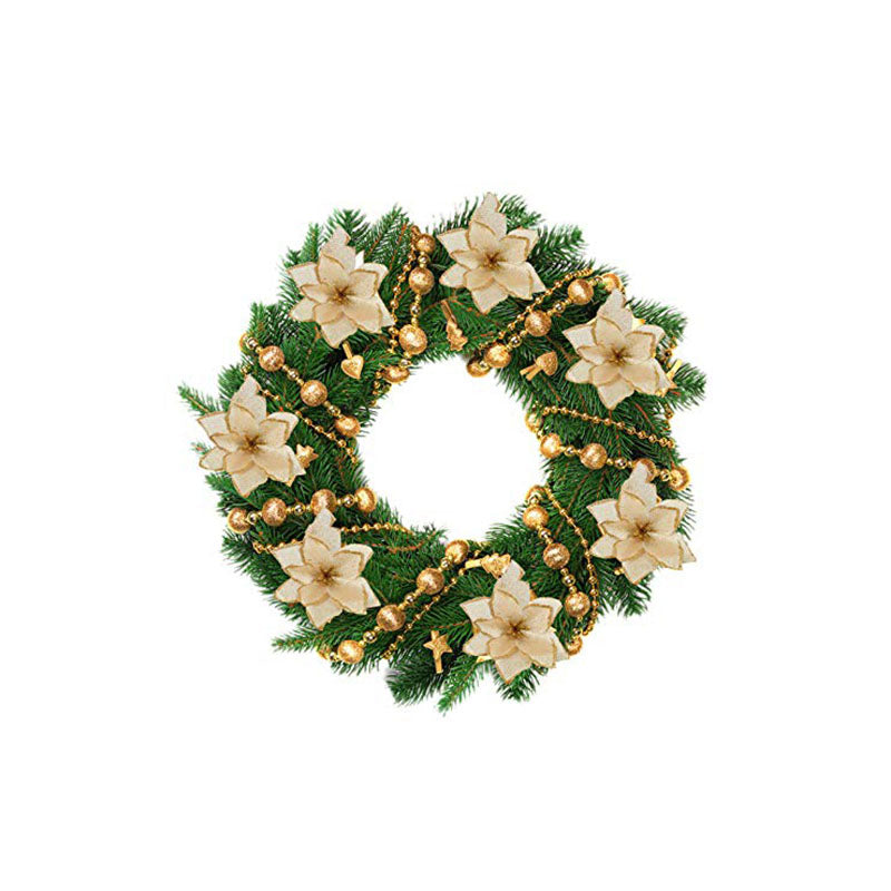 10 Stykk Juleblomst i Gull