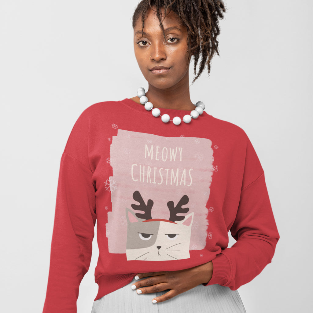 Meowy Christmas Genser