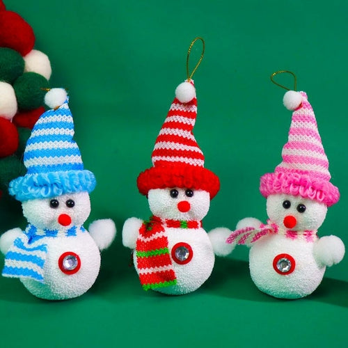 2 Stykk Snømann Dukke Pynt